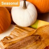 Seasonal Pumpkin (Dozen) Tamales